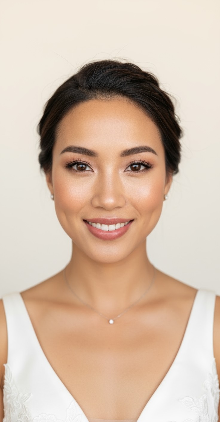 After Boho Wedding Updo